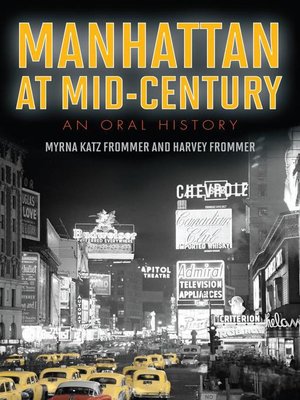 cover image of Manhattan at Mid-Century